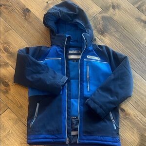 Kids Navy and Blue Puffer Jacket